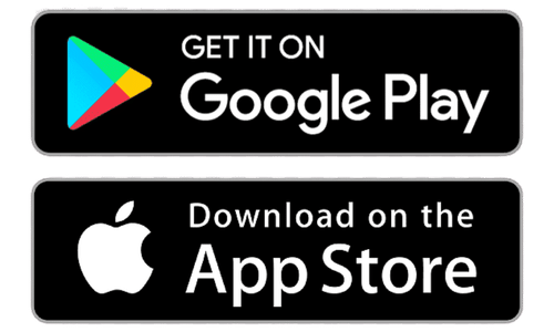 Iconos de descarga app store & play store